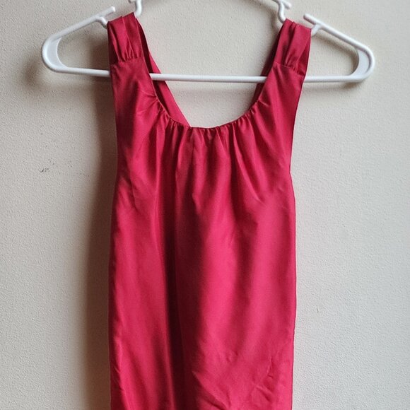 Banana Republic Fuchsia Criss Cross Back Sleeveless Shift Dress Size XS - Picture 5 of 16